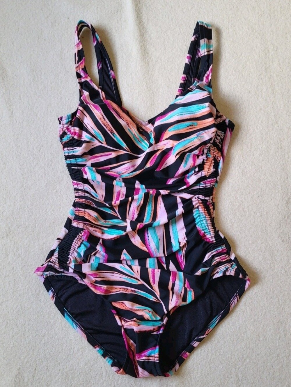 Maxine Of Hollywood One Piece Swimsuit Women's Size Small Pink Black
